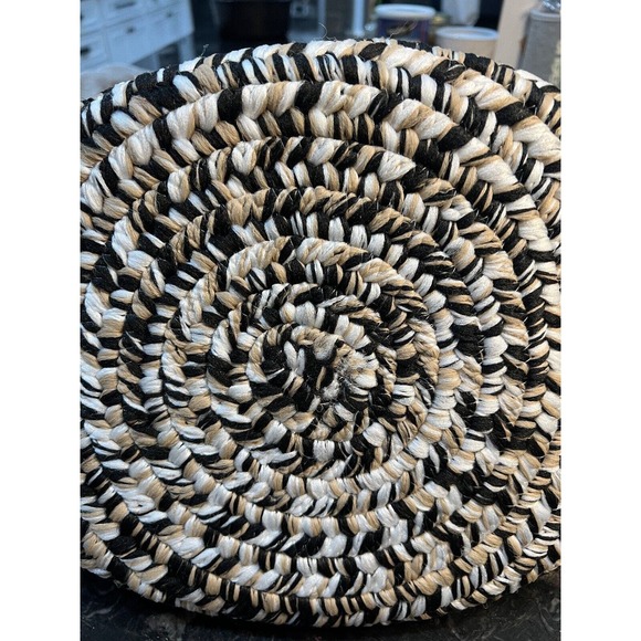 Colonial Mills Set of 3 Sand Black White Tweed Storage Baskets Various Sizes NEW - Picture 10 of 10
